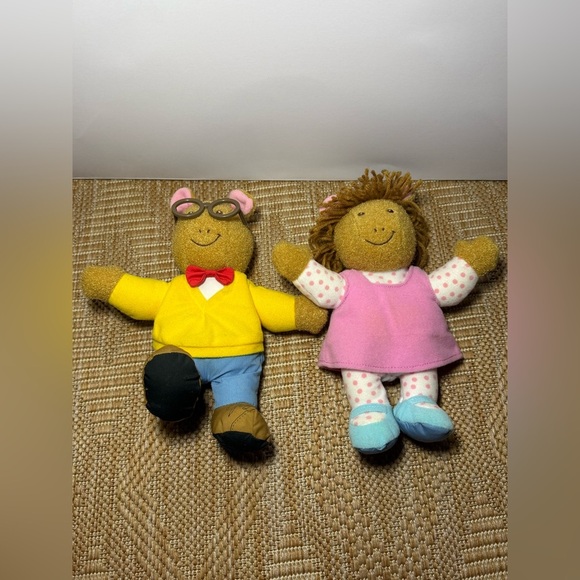 Arthur Vintage 2003 Playskool Bundle of Talking Arthur & Talking D.W. Plush - Picture 2 of 9